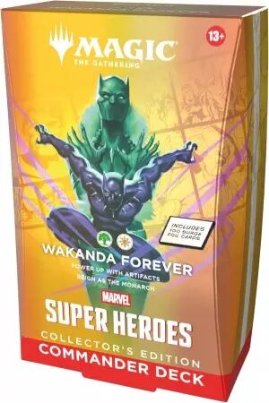 Magic the Gathering (MTG) : Marvel Super Heroes - Collector Deck Commander Wakanda Forever