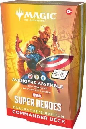 Magic the Gathering (MTG) : Marvel Super Heroes - Collector Deck Commander Avengers Assemble