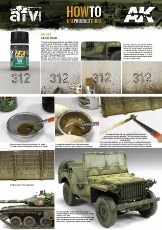 Dark Mud Effects - Enamel Product - Ak Interactive