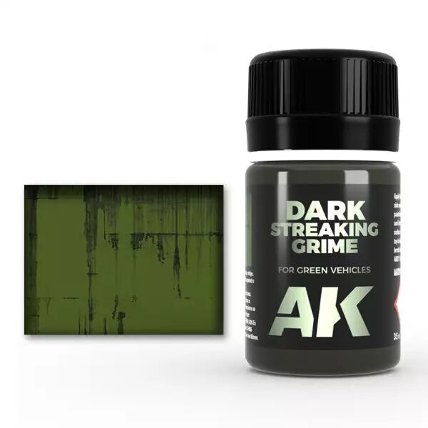 Streaking Grime For Dark Vehicles - Enamel Product - Ak Interactive