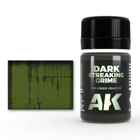 Streaking Grime For Dark Vehicles - Enamel Product - Ak Interactive