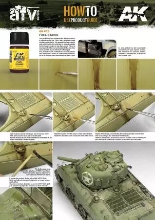 Fuel Stains - Enamel Product - Ak Interactive