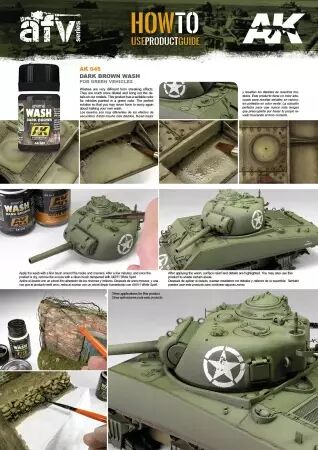 Wash For Green Vehicles - Enamel Product - Ak Interactive
