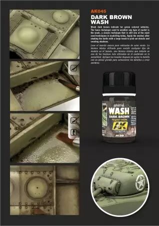 Wash For Green Vehicles - Enamel Product - Ak Interactive