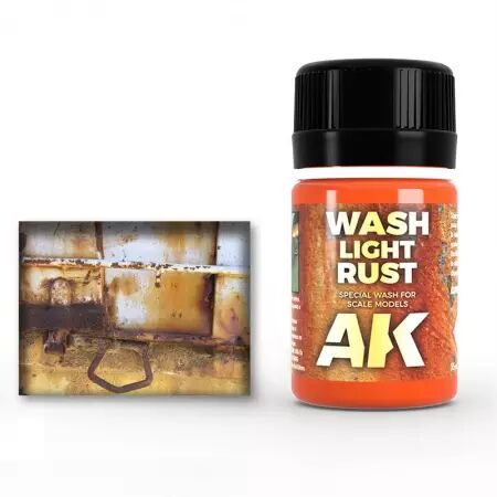 Light Rust Wash - Enamel Product - Ak Interactive