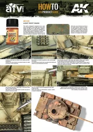 Light Rust Wash - Enamel Product - Ak Interactive