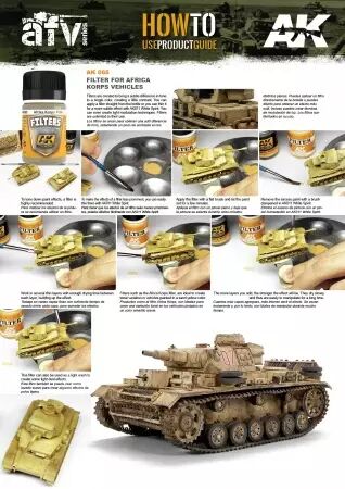 Filter For Afrika Korps Vehicles - Enamel Product - Ak Interactive