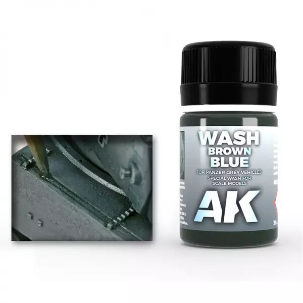 Wash For Panzer Grey Vehicles - Enamel Product - Ak Interactive