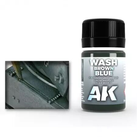 Wash For Panzer Grey Vehicles - Enamel Product - Ak Interactive