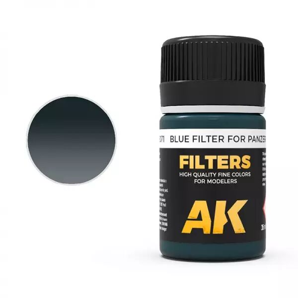 Filter For Panzer Grey Vehicles  - Enamel Product - Ak Interactive