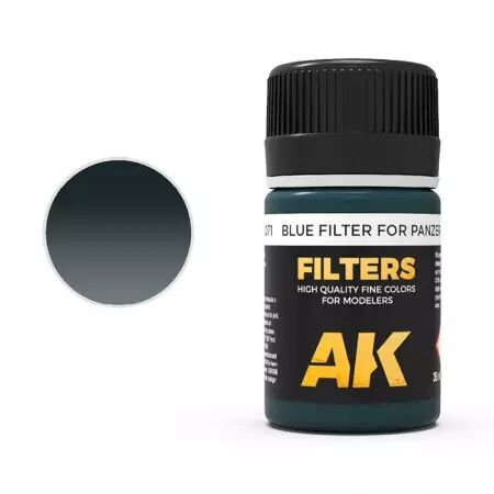 Filter For Panzer Grey Vehicles  - Enamel Product - Ak Interactive