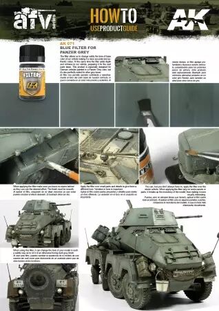 Filter For Panzer Grey Vehicles  - Enamel Product - Ak Interactive