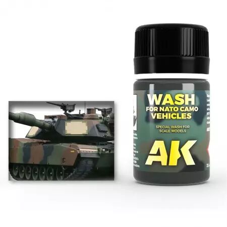 Wash For Nato Vehicles - Enamel Product - Ak Interactive