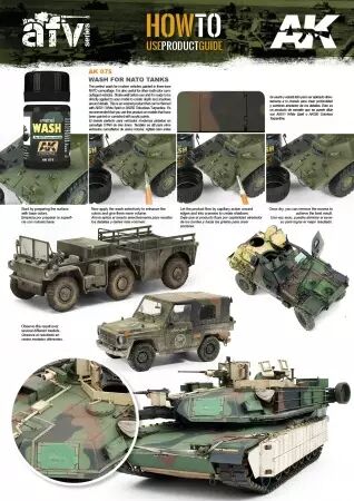 Wash For Nato Vehicles - Enamel Product - Ak Interactive