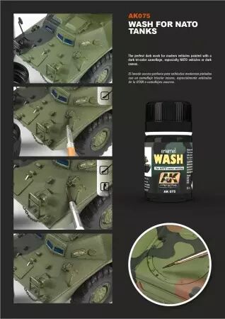 Wash For Nato Vehicles - Enamel Product - Ak Interactive