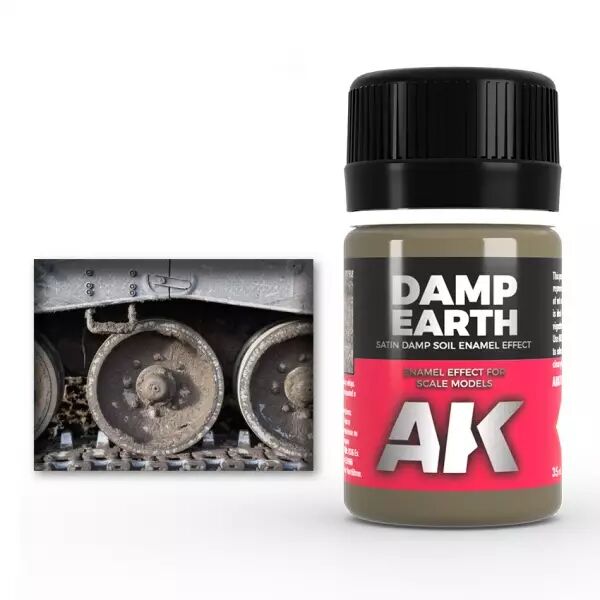 Damp Earth Effects - Enamel Product - Ak Interactive