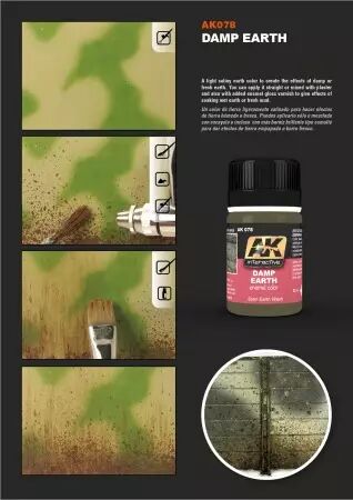 Damp Earth Effects - Enamel Product - Ak Interactive