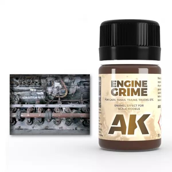 Engine Grime - Enamel Product - Ak Interactive