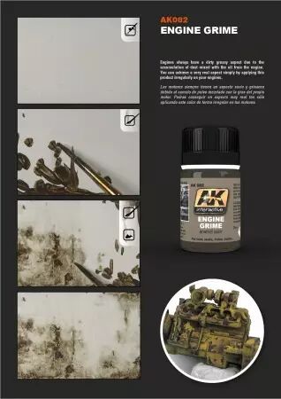 Engine Grime - Enamel Product - Ak Interactive