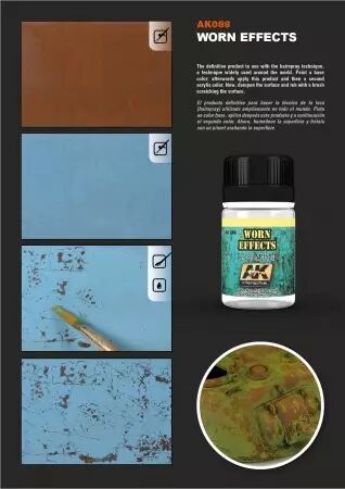Chipping Effects Acrylic Fluid - Enamel Product - Ak Interactive