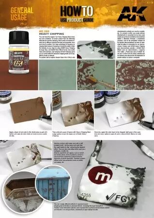 Heavy Chipping Effects Acrylic Fluid - Enamel Product - Ak Interactive