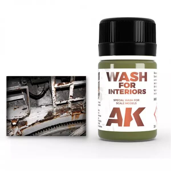 Wash For Interiors - Enamel Product - Ak Interactive