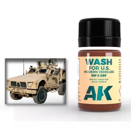 Wash For Oif & Oef - Us Vehicles - Enamel Product - Ak Interactive