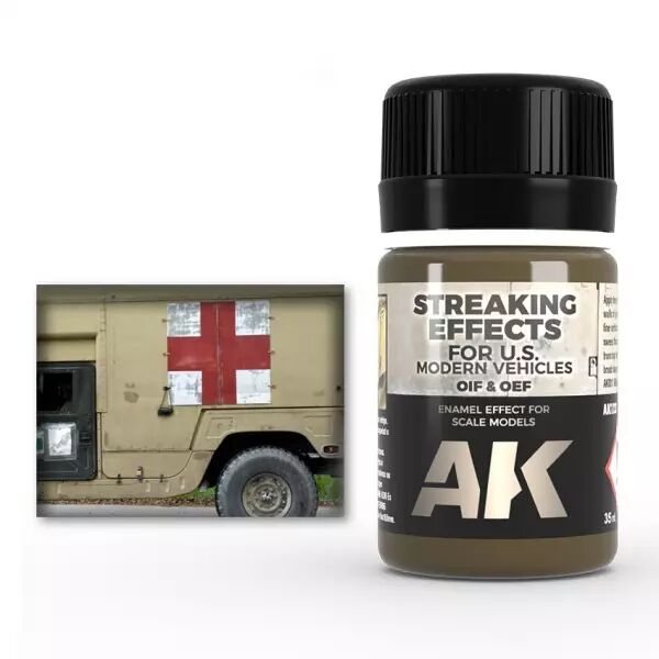 Streaking Effects For Oif & Oef - Us Vehicles - Enamel Product - Ak Interactive