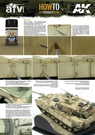 Streaking Effects For Oif & Oef - Us Vehicles - Enamel Product - Ak Interactive