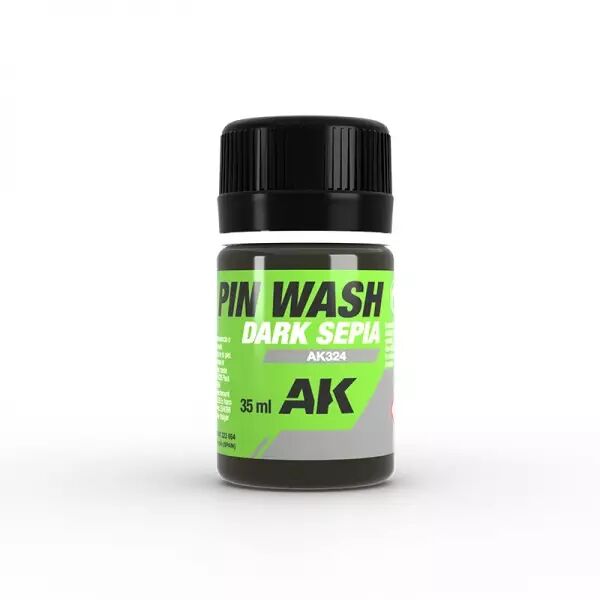 Dark Sepia Pin Wash - Enamel Product - Ak Interactive