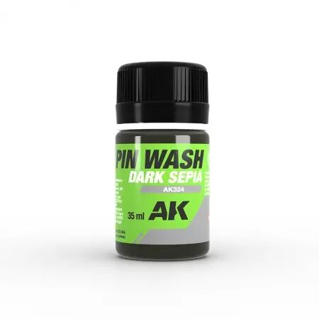 Dark Sepia Pin Wash - Enamel Product - Ak Interactive