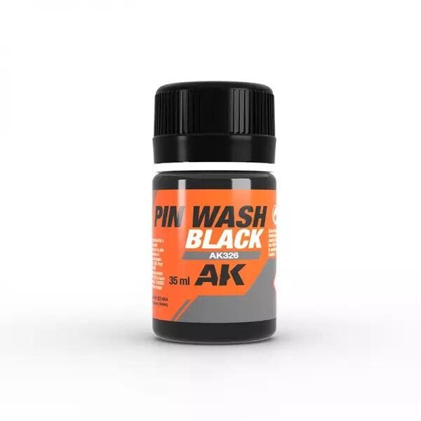Black Pin Wash - Enamel Product - Ak Interactive