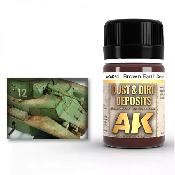 Brown Earth Deposit - Enamel Product - Ak Interactive