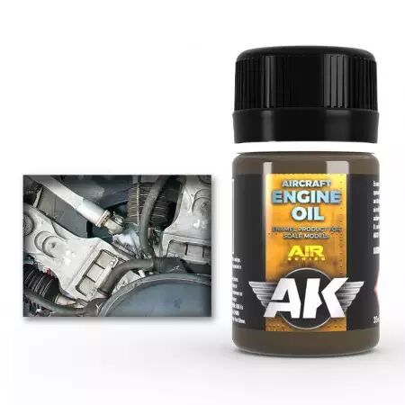 Aircraft Engine Oil - Enamel Product - Ak Interactive