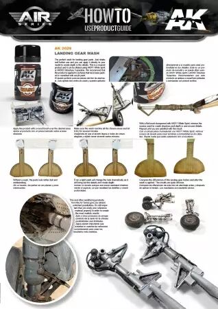 Wash For Landing Gear - Enamel Product - Ak Interactive