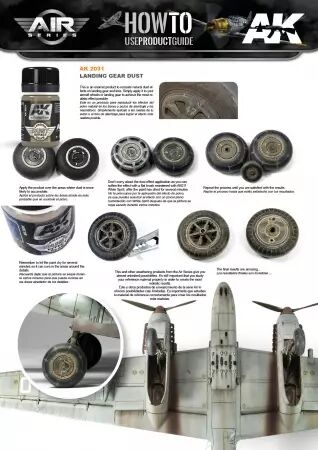 Landing Gear Dust - Enamel Product - Ak Interactive