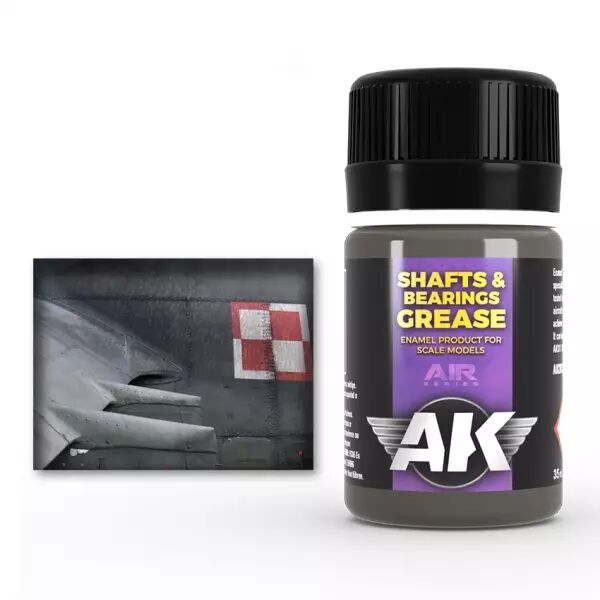 Grease Shafts & Bearings - Enamel Product - Ak Interactive