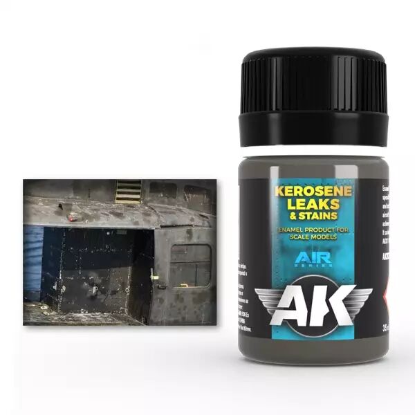 Kerosene Leaks & Stains - Enamel Product - Ak Interactive