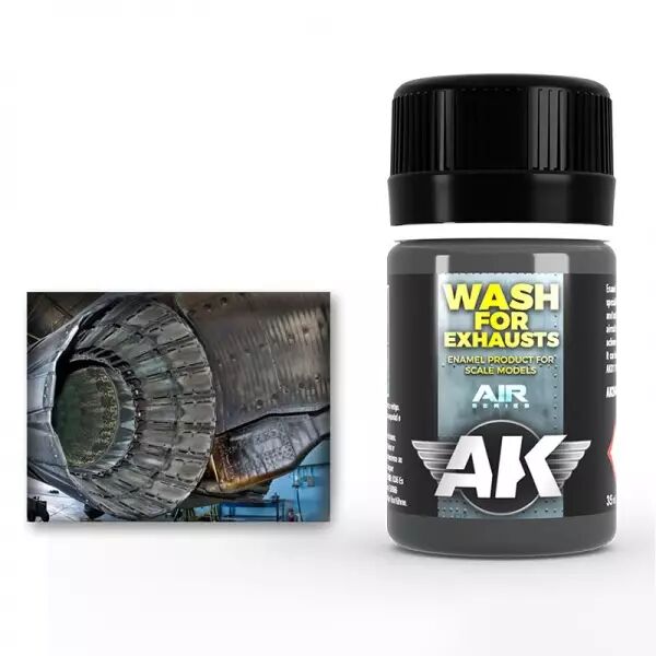 Wash For Exhaust - Enamel Product - Ak Interactive