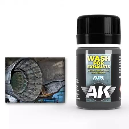 Wash For Exhaust - Enamel Product - Ak Interactive