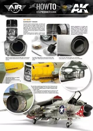 Wash For Exhaust - Enamel Product - Ak Interactive