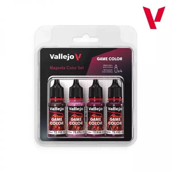 Vallejo Game Color Set - Magenta Color Set (4x18ml)