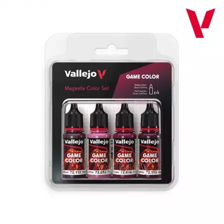 Vallejo Game Color Set - Magenta Color Set (4x18ml)