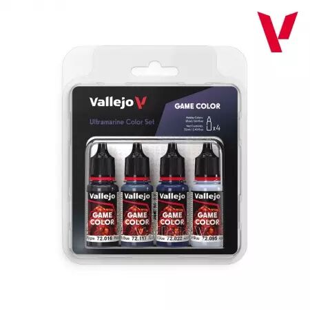 Vallejo Game Color Set - Ultramarine Color Set (4x18ml)