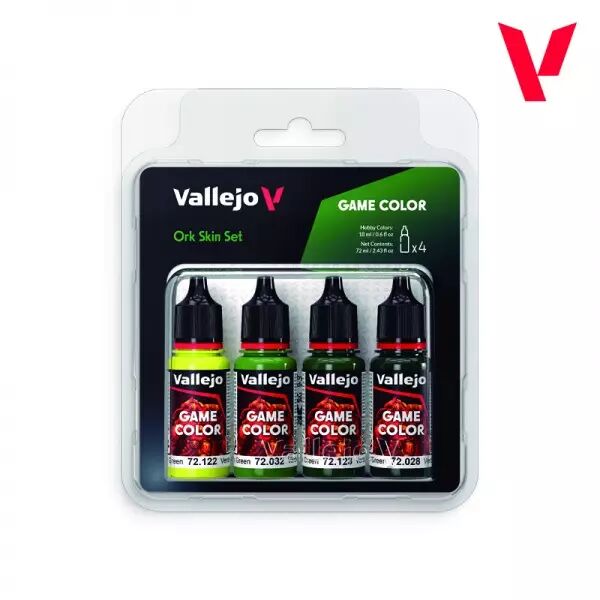 Vallejo Game Color Set - Ork Skin Set (4x18ml)
