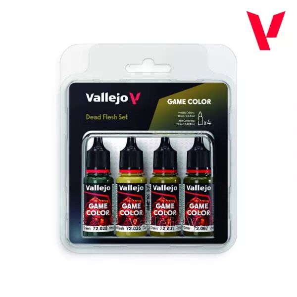 Vallejo Game Color Set - Dead Flesh Set (4x18ml)
