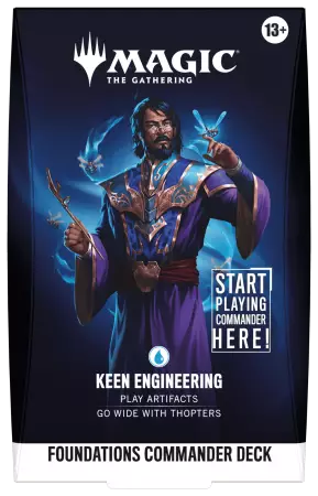 Magic the Gathering : Foundations Commander Deck - Keen Engineering (english)