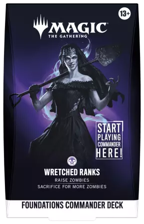 Magic the Gathering : Foundations Commander Deck - Wretched Ranks (english)