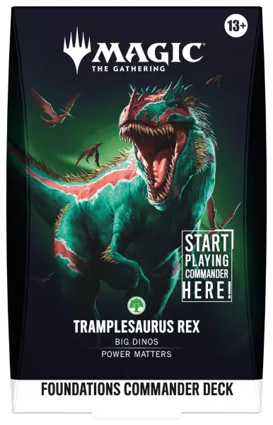 Magic the Gathering : Foundations Commander Deck - Tramplesaurus Rex (english)