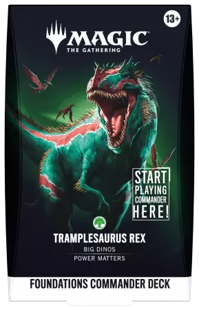 Magic the Gathering : Foundations Commander Deck - Tramplesaurus Rex (english)
